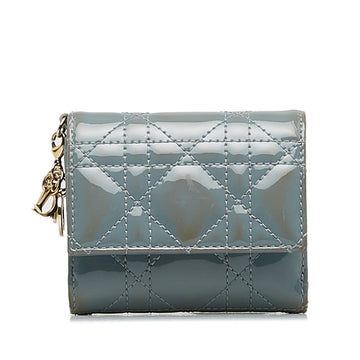 Dior Canarium Three Folded Wallet Compact Wallet Grey Light Blue Emmelie Ladies Dior  Gorgeous