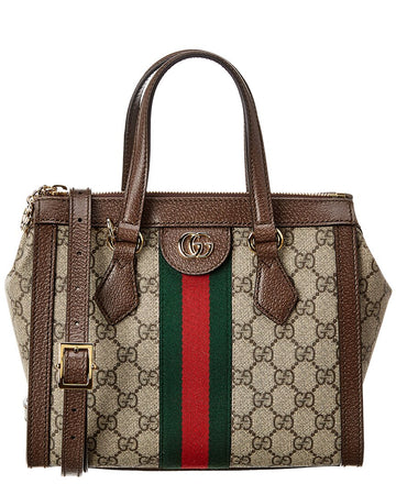 Gucci Ophidia Small GG Supreme Canvas & Leather Shoulder Bag