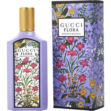 Gucci Flora Gorgeous Magnolia By Gucci Eau De Parfum Spray 3.3 Oz Women