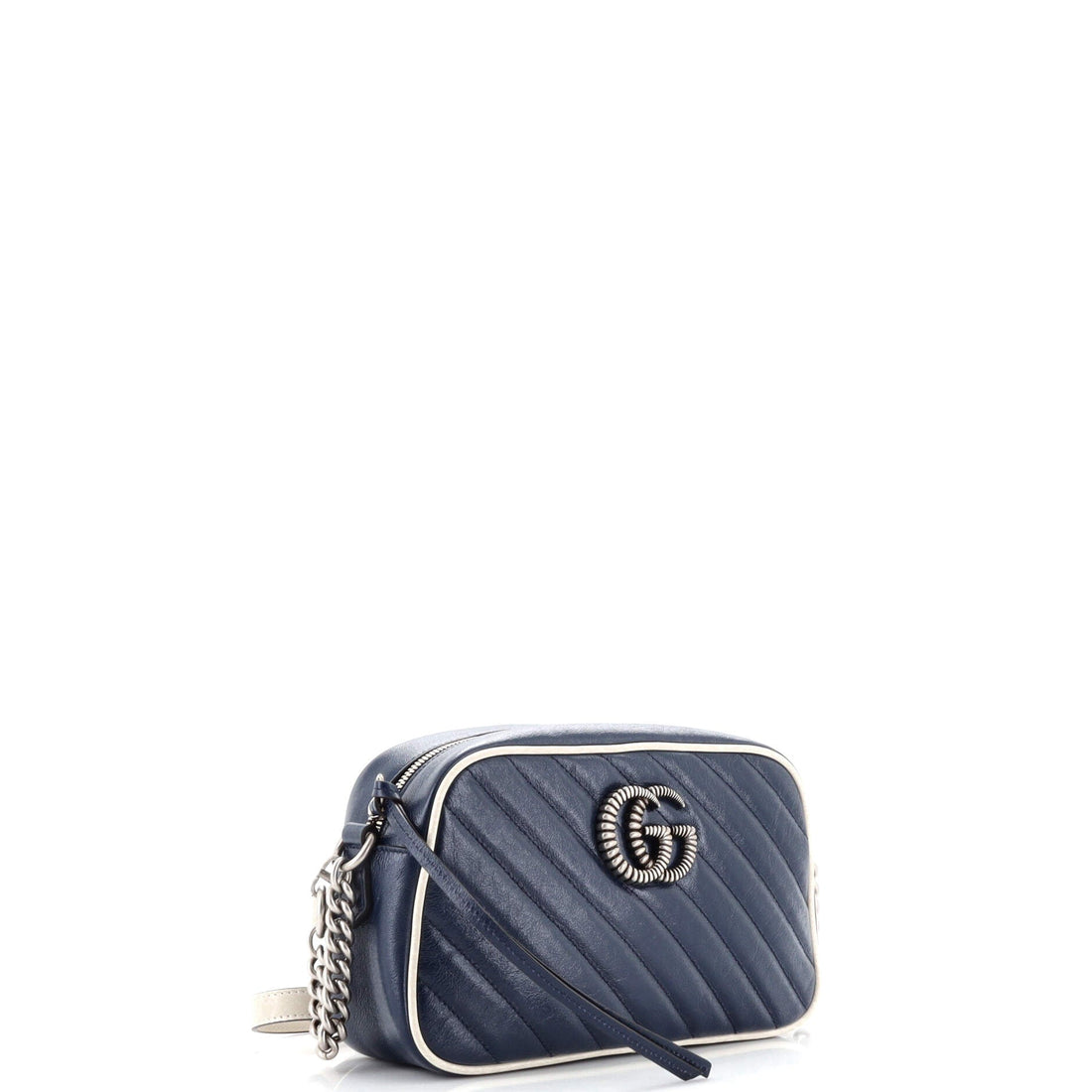 GG Marmont Shoulder Bag Diagonal Quilted Leather Small