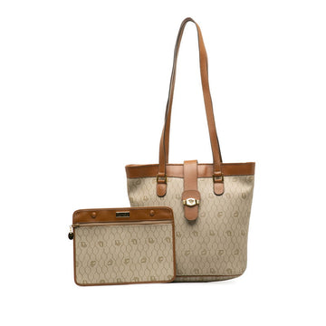 Dior Hanikam Handbag Shoulder Bags Beige Brown PVC Leather  Dior