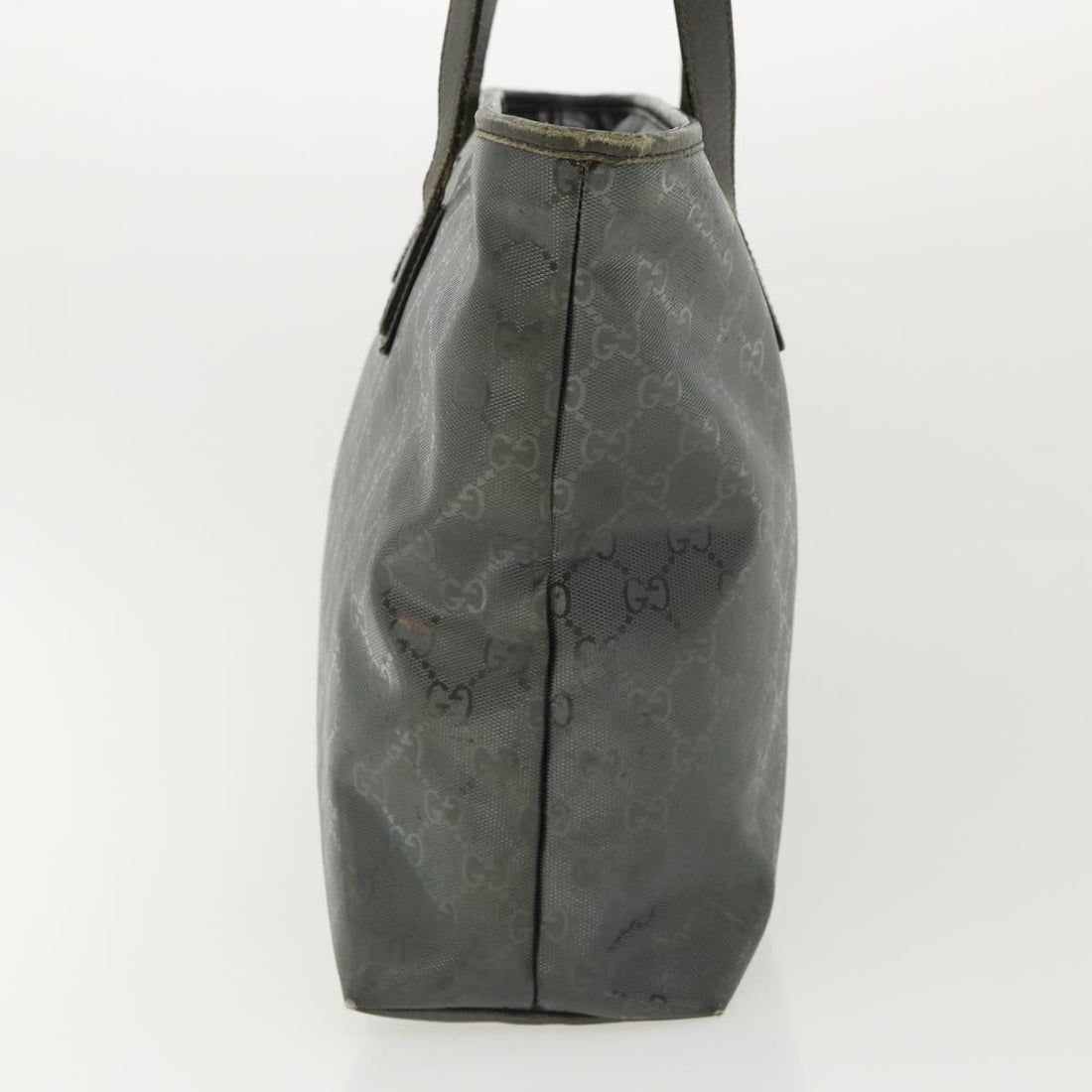 GUCCI GG Canvas Tote Bag Gray 211137492174 fm1642