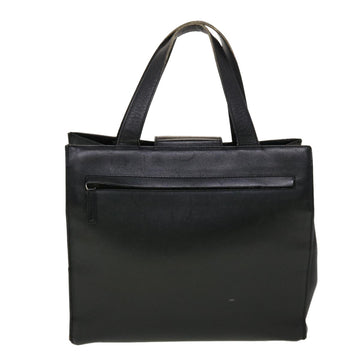 GUCCI Hand Bag Leather Black fm2430