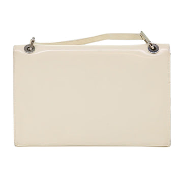 GUCCI Shoulder Bag Leather White 001•2058•3033 fm2591