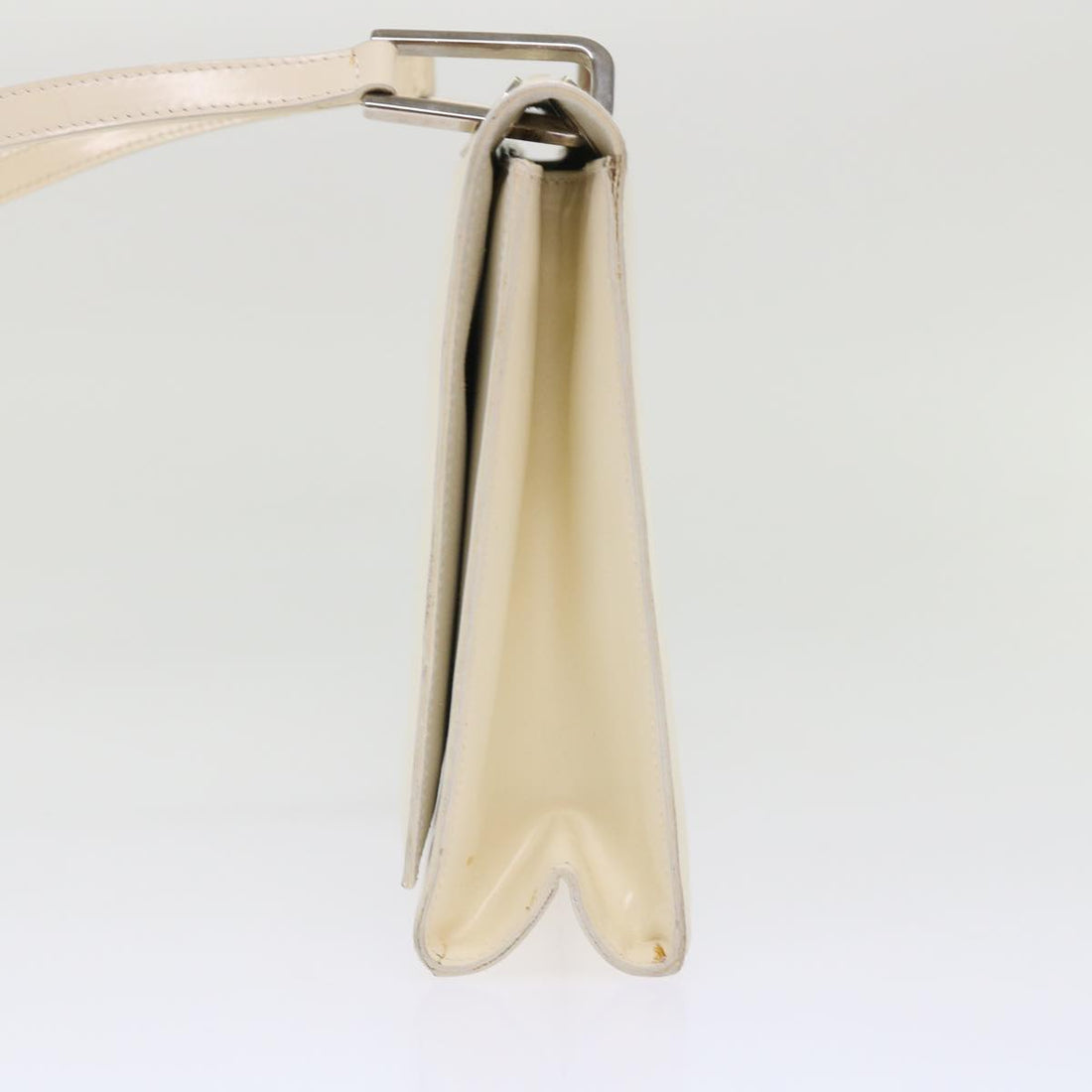 GUCCI Shoulder Bag Leather White 001•2058•3033 fm2591