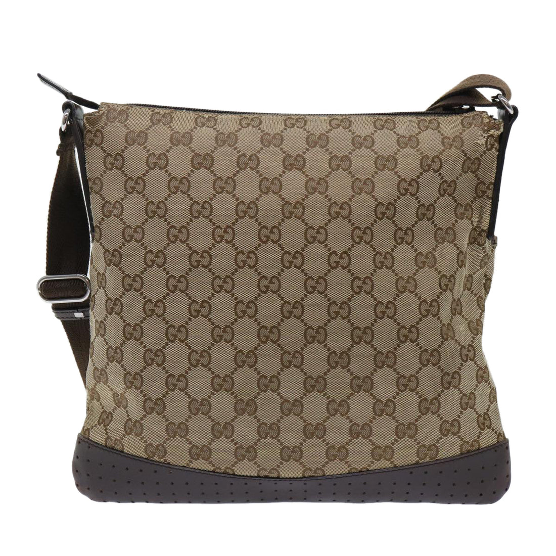 GUCCI GG Canvas Shoulder Bag Beige 145857 fm2595