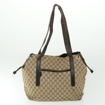 GUCCI GG Canvas Shoulder Bag 2Set Beige Brown fm2657