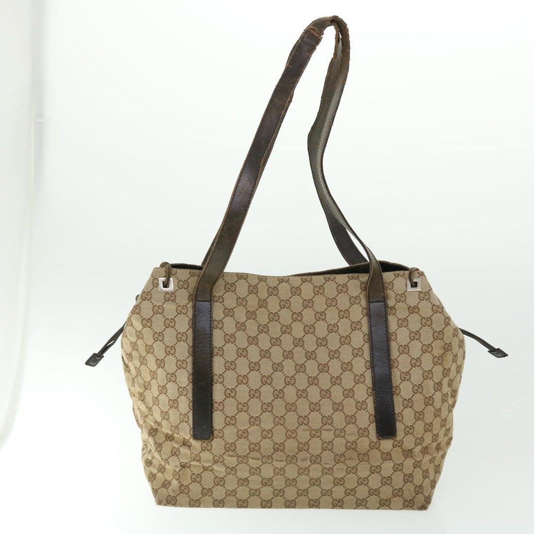 GUCCI GG Canvas Shoulder Bag 2Set Beige Brown fm2657
