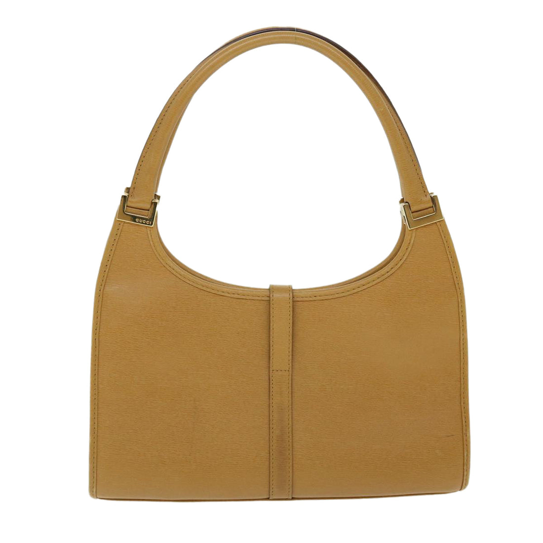 GUCCI Jackie Shoulder Bag Leather Brown 0021068 fm2709