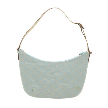 GUCCI GG Canvas Accessory Pouch Turquoise Blue 005 0813 fm2785