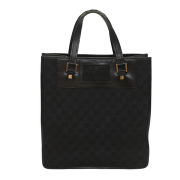 GUCCI GG Canvas Tote Bag Black 019 0346 fm2786