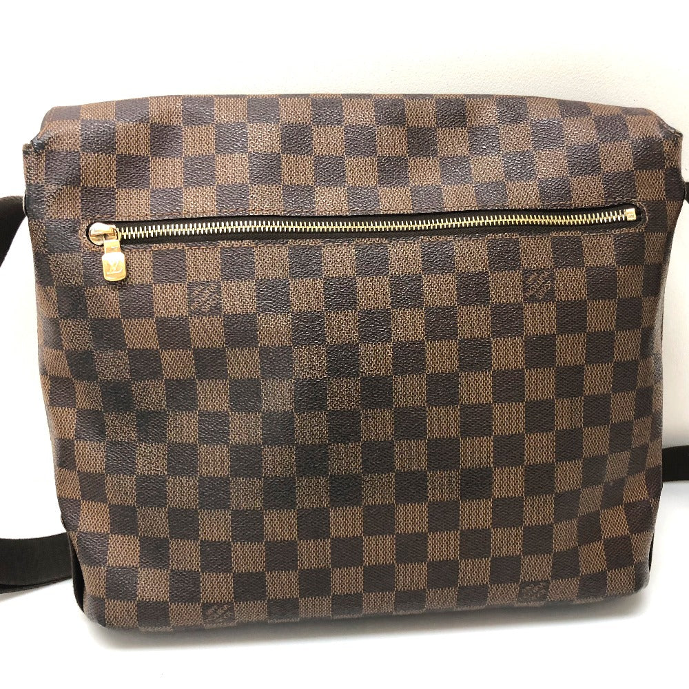 LOUIS VUITTON Shoulder Bag N51211 Damier canvas Ebene Damier Brooklyn MM Women Used