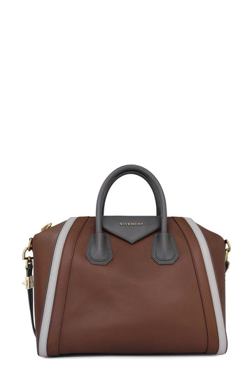 Medium Antigona Tricolor Brown