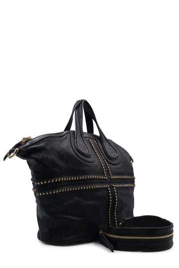 Medium Nightingale Studded Black