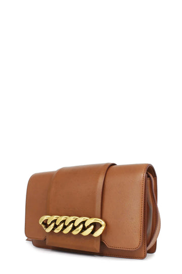 Small Infinity Flap Bag Cognac