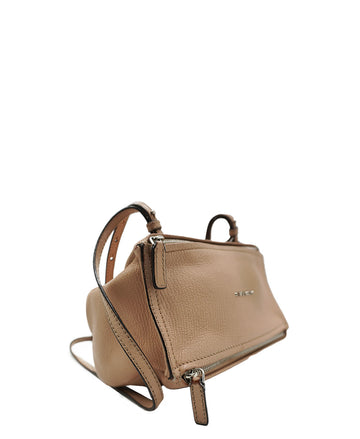 Small Leather Pandora Beige