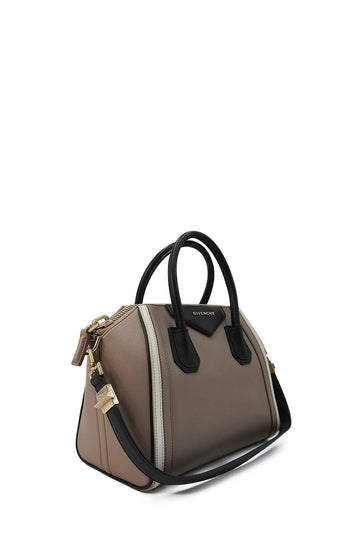 Small Antigona Tricolor Cream Multicolor