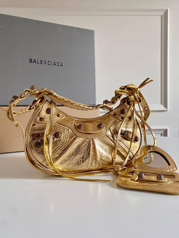 Makersluxe - Le Cagole Small Bag Gold Color