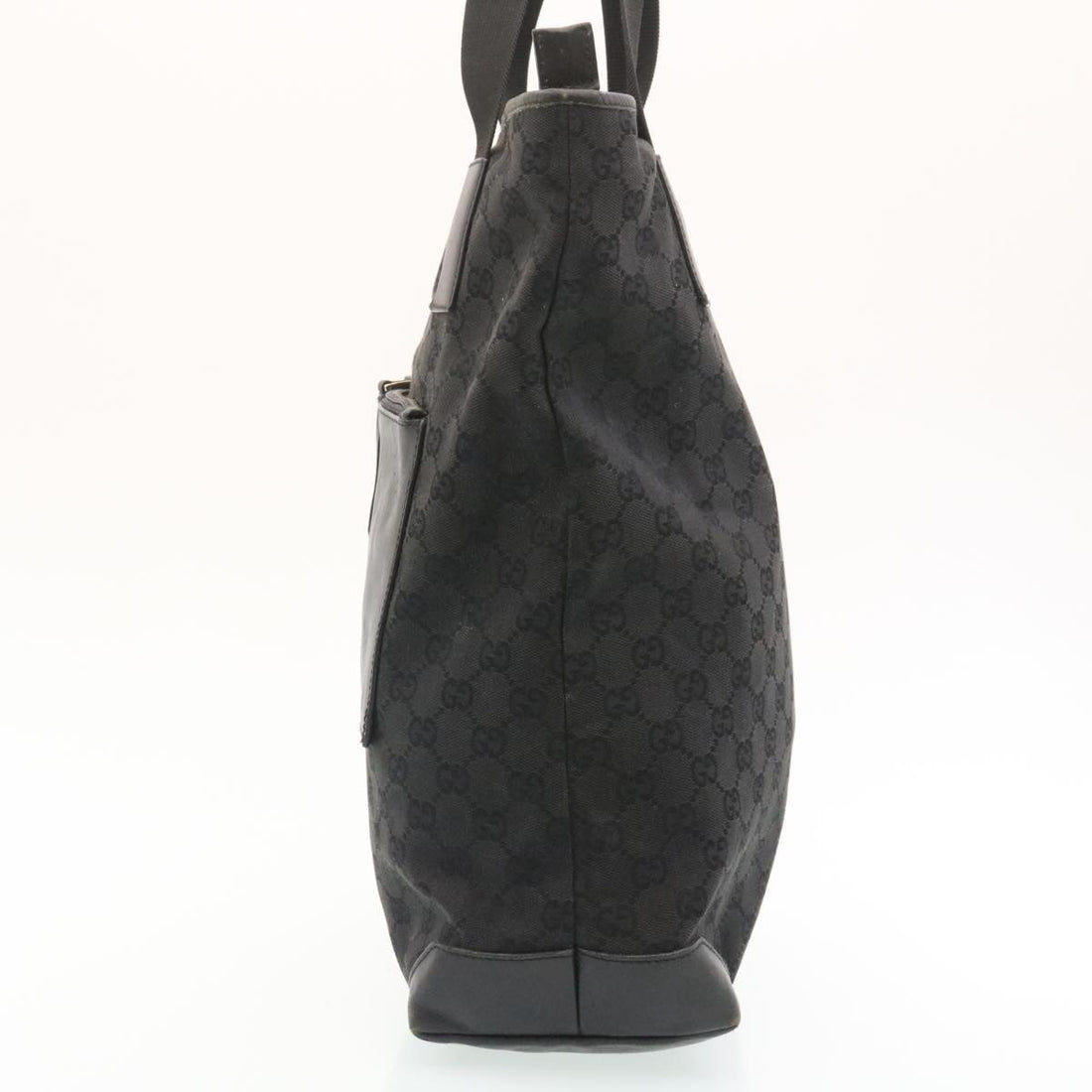 GUCCI GG Canvas Tote Bag Black am2078g