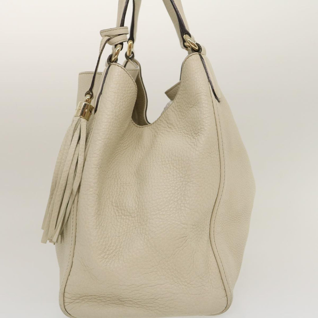 GUCCI Soho Fringe Tote Bag White am2471g