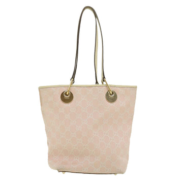 GUCCI GG Canvas Tote Bag Pink am2713g