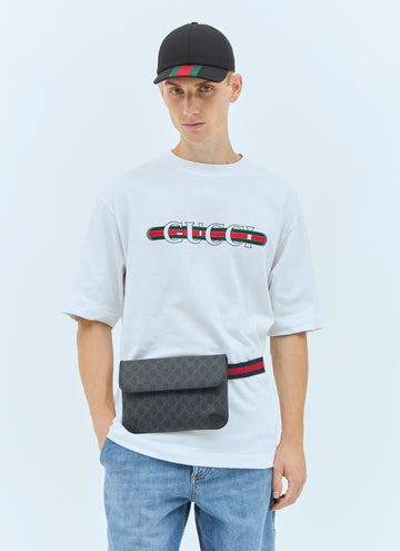 Gucci Men Gg Small Belt Bag