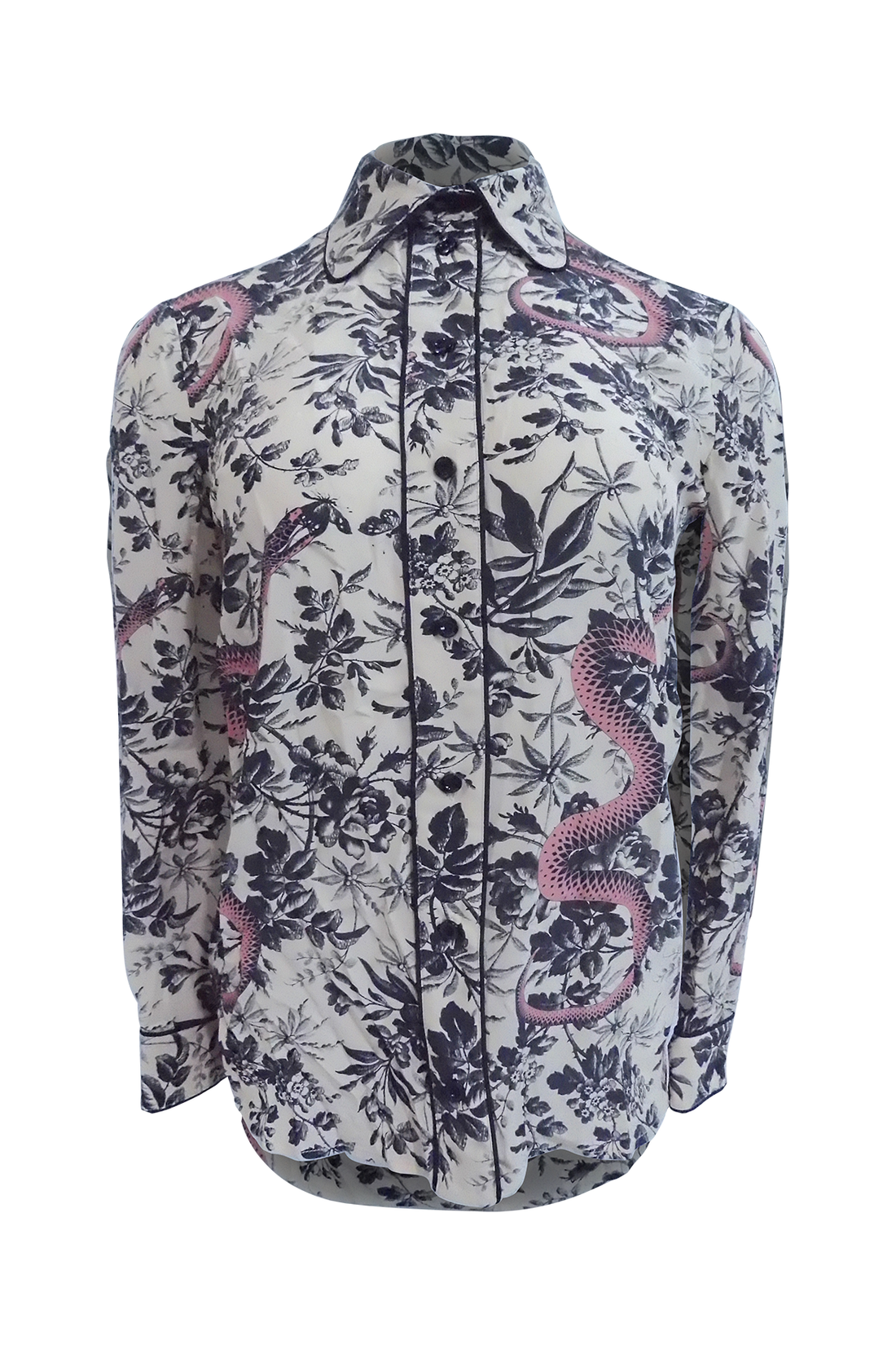 Floral Snake Print Shirt