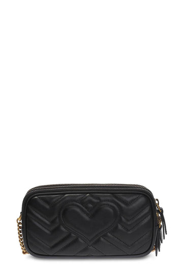 GG Marmont Mini Chain Bag Black