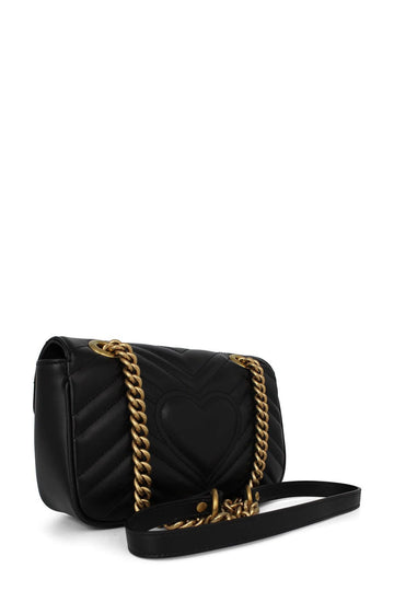 GG Marmont Mini Matelasse Bag Black