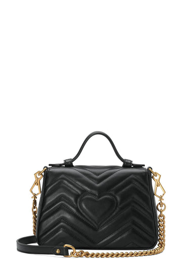 GG Marmont Mini Top Handle Black