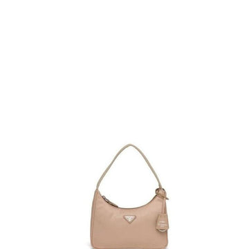 Makersluxe - Vintage Nylon Hobo Bag Beige