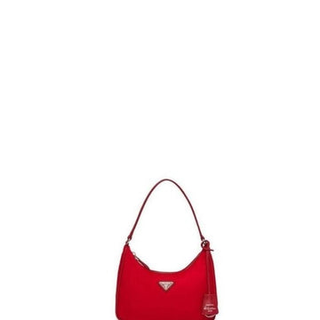 Makersluxe - Vintage Nylon Hobo Bag Red