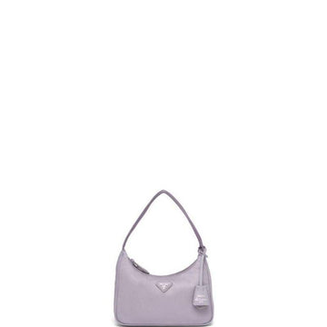 Makersluxe - Vintage Nylon Hobo Bag Lilac