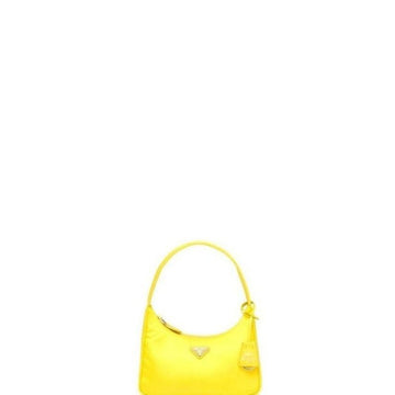 Makersluxe - Vintage Nylon Hobo Bag Yellow