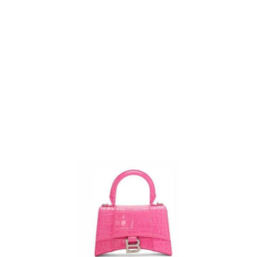 Makersluxe - Handbag Crocodile Embossed Rose Red