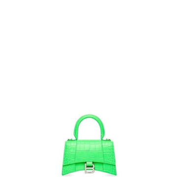 Makersluxe - Handbag Crocodile Embossed Bright Green