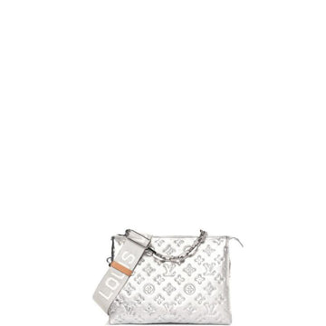 Makersluxe - Coussin PM Silver Leather Handbags
