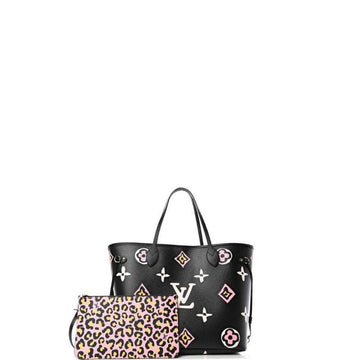 Makersluxe - Giant Wild At Heart Neverfull MM Black