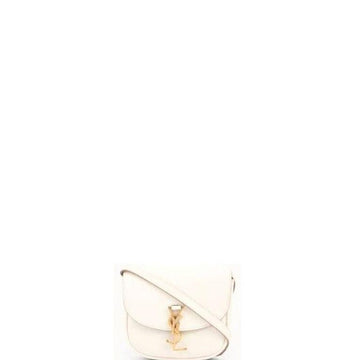 Makersluxe - Kaia Small Saddle Bag White