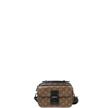 Makersluxe - S Lock Monogram Bag Brown/Black