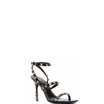Makersluxe - Rockstud High Heel Sandals Black