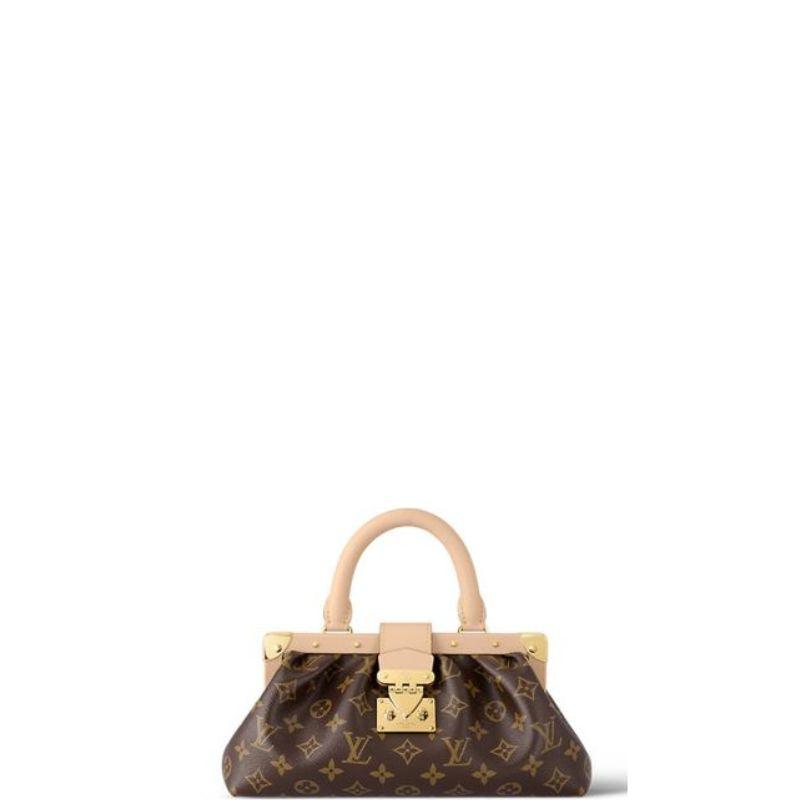 Makersluxe - Monogram Clutch Brown