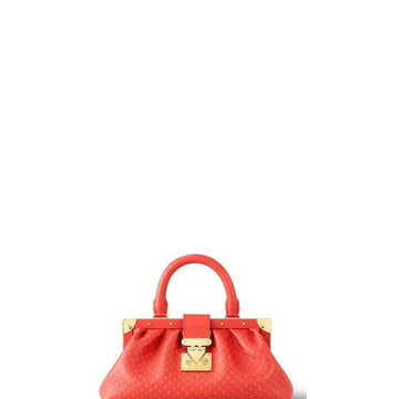 Makersluxe - Monogram Clutch Red