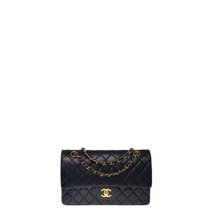 Makersluxe - Lambskin Jumbo Shoulder Bag Black