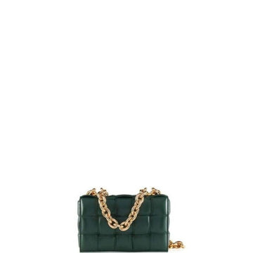 Makersluxe - Cassette Shoulder Chain Bag Dark Green