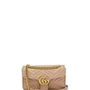 Makersluxe - Marmont Shoulder Bag Light Beige