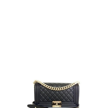 Makersluxe - Boy Shoulder Bag Gold-Color Hardware