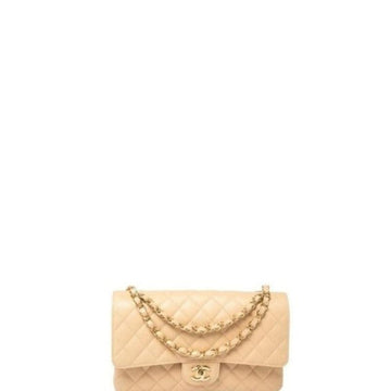 Makersluxe - Caviar Jumbo Shoulder Bag Beige