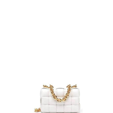 Makersluxe - Cassette Shoulder Chain Bag White