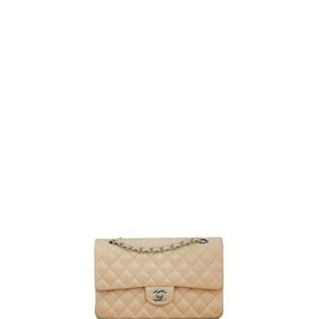 Makersluxe - Lambskin Jumbo Shoulder Bag Beige